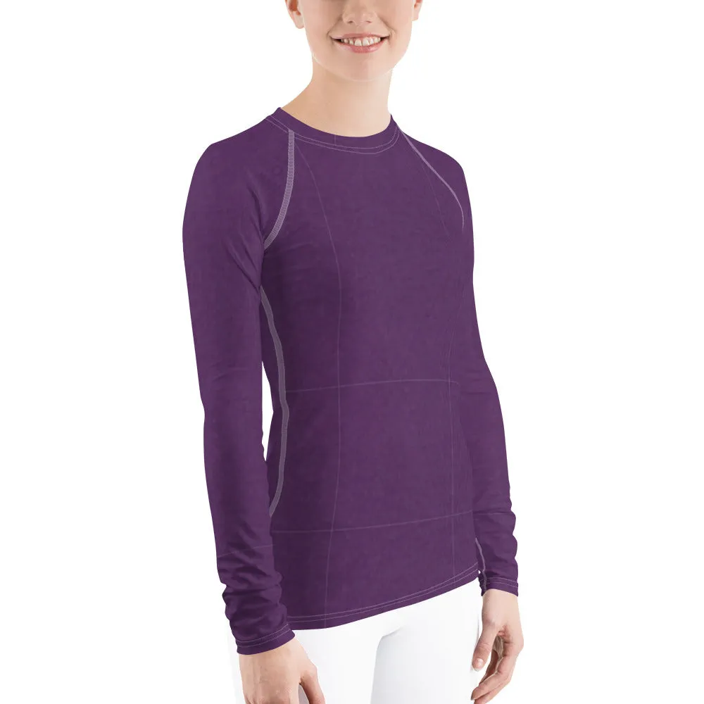 Royal Purple Long Sleeve Tops