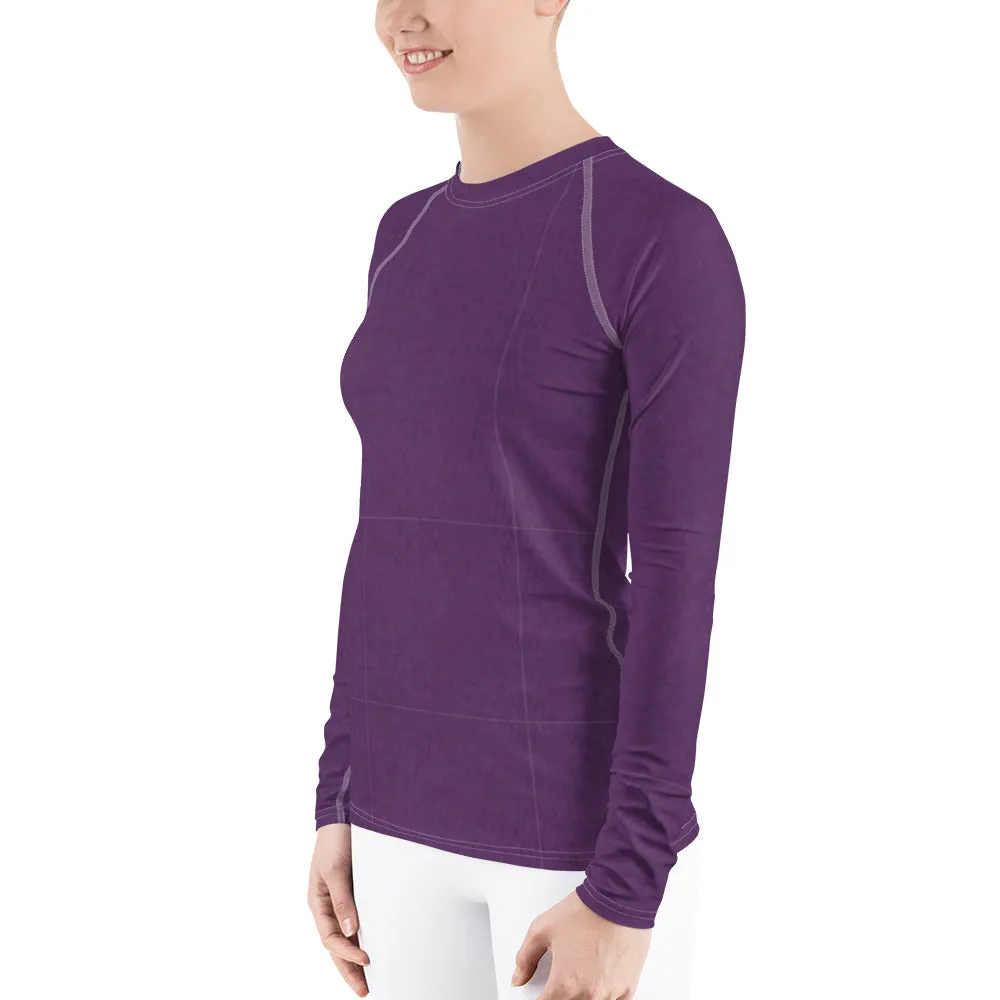 Royal Purple Long Sleeve Tops