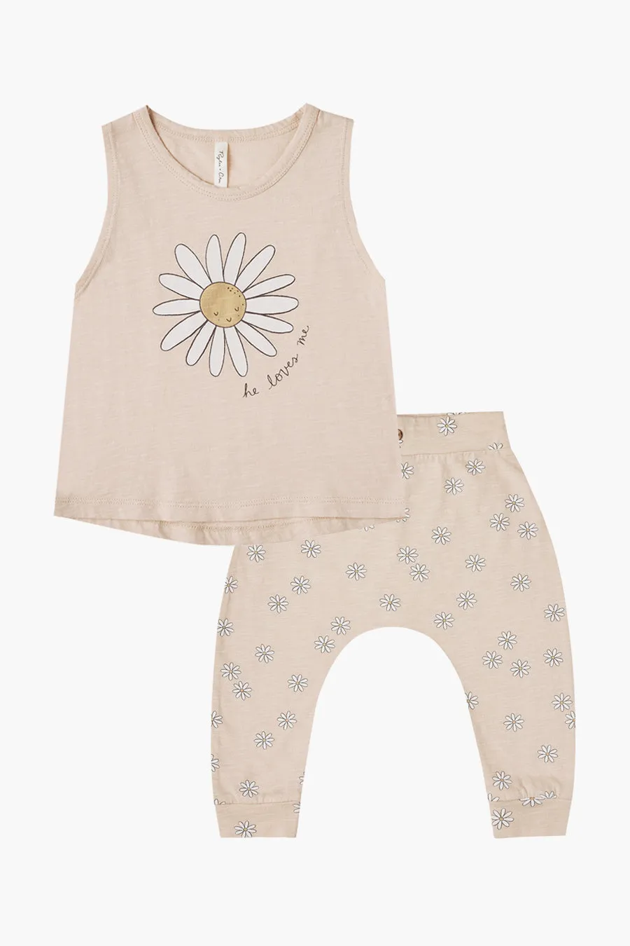 Rylee   Cru Daisy 2-Piece Baby Set