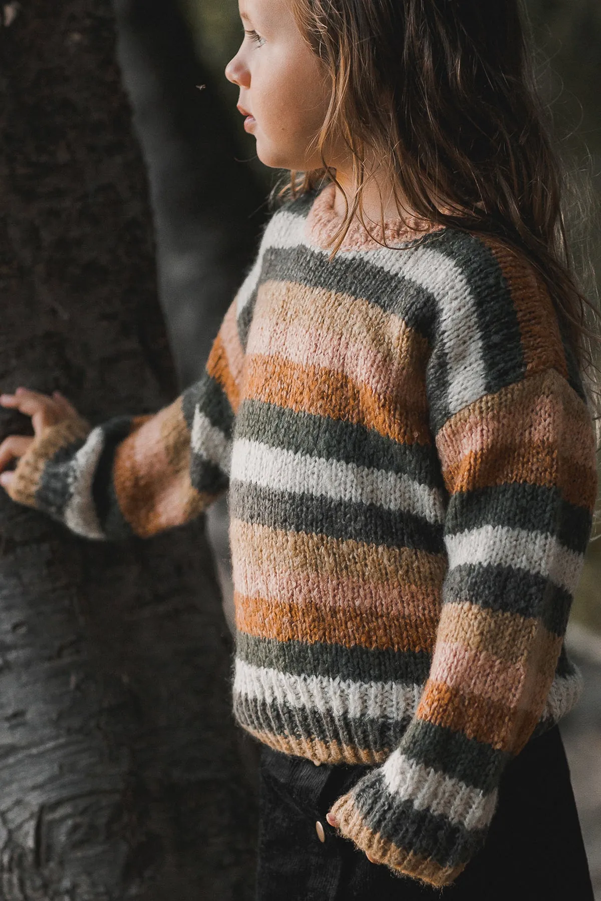 Rylee   Cru Stripe Aspen Girls Sweater