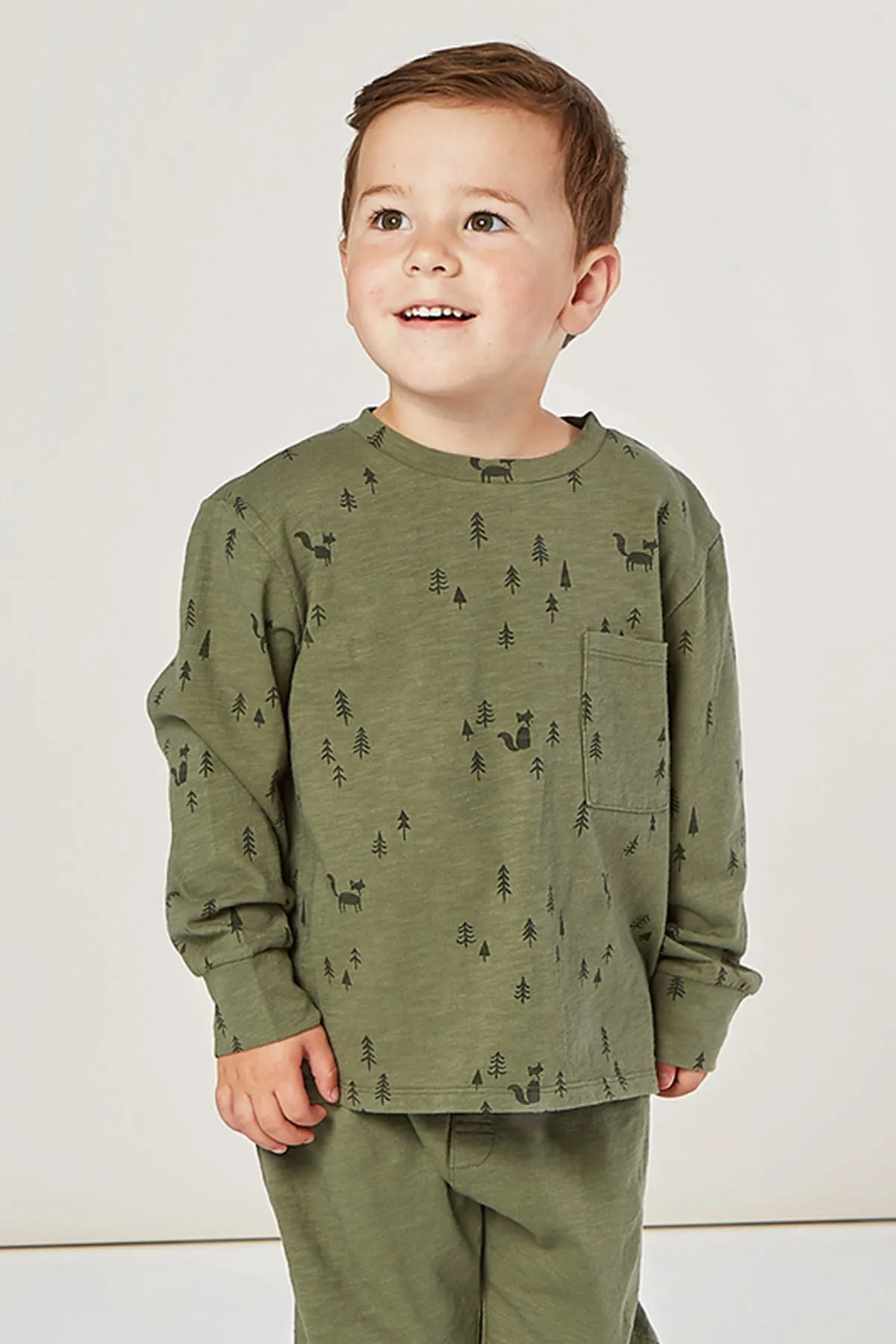 Rylee   Cru Woods Long Sleeve Boys Tee