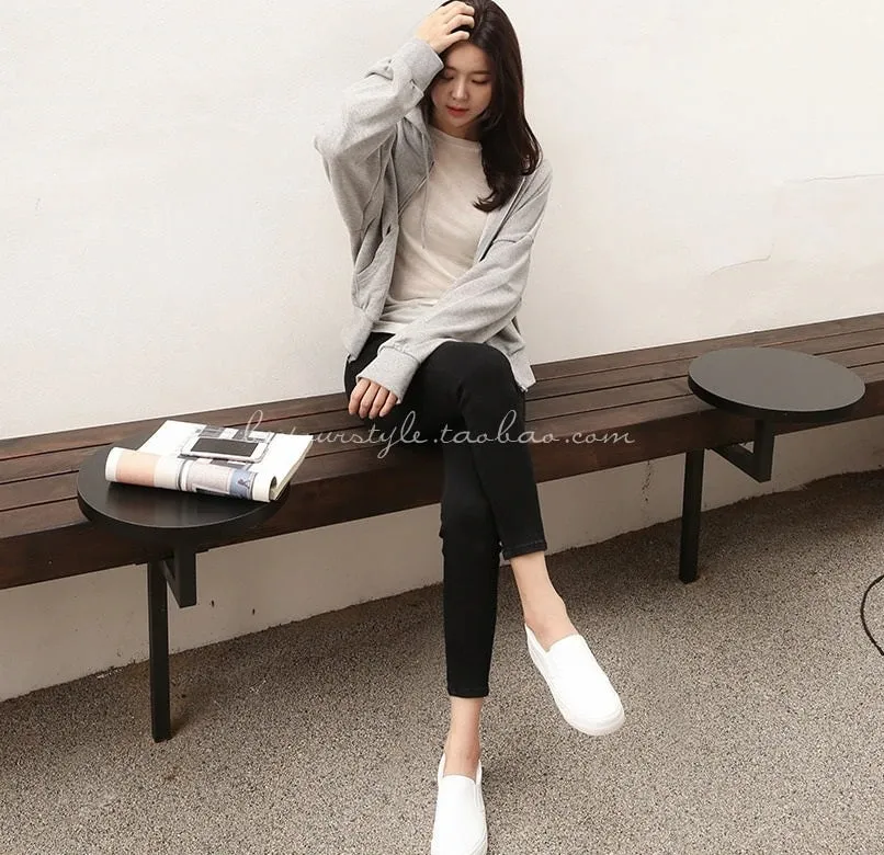 Sexy Elastic Korean Style Slim Long Sleeve