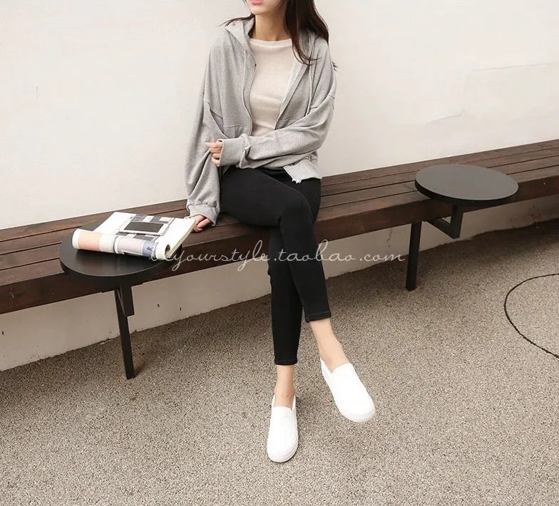 Sexy Elastic Korean Style Slim Long Sleeve