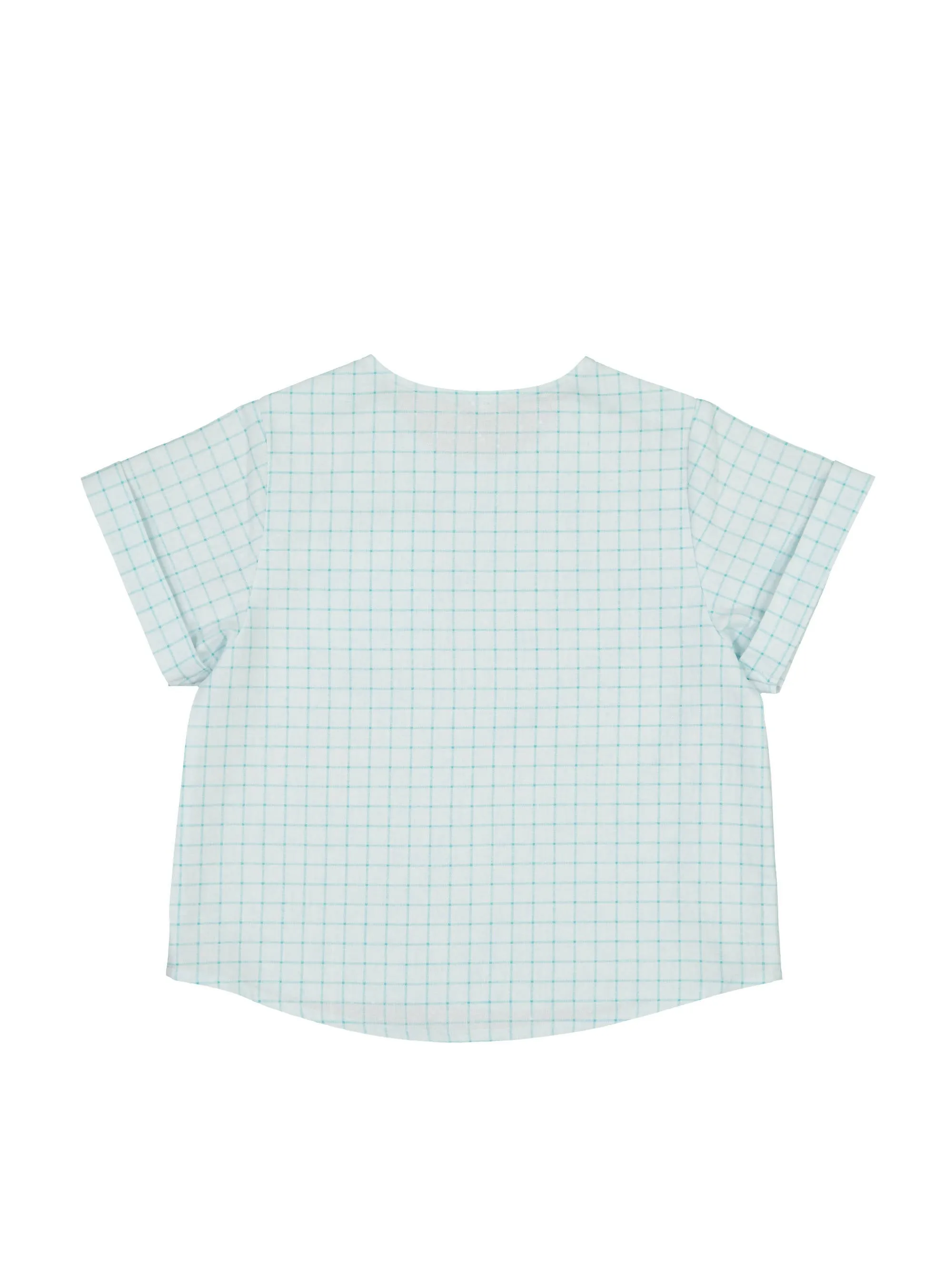 Shirt, Mint Squares - Petite Lucette