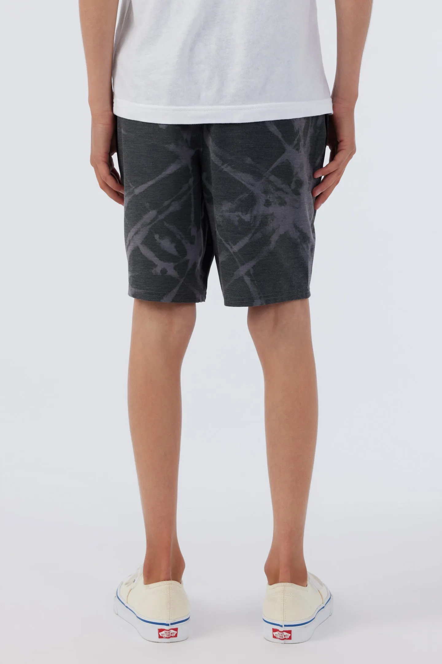 STOCKTON PRINT E-WAIST 16'' HYBRID SHORT