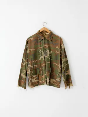 vintage Field and Fireside camouflage jacket