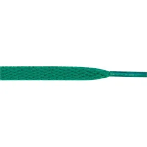 Wholesale Athletic Flat 5/16" - Green (12 Pair Pack) Shoelaces