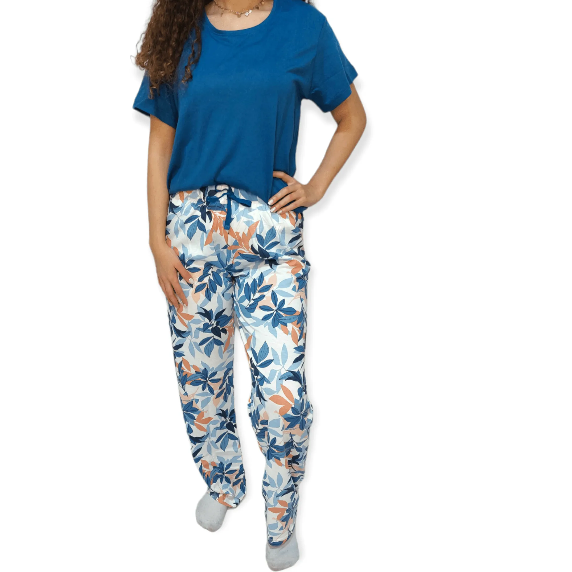 Women Pajama Set - Blue