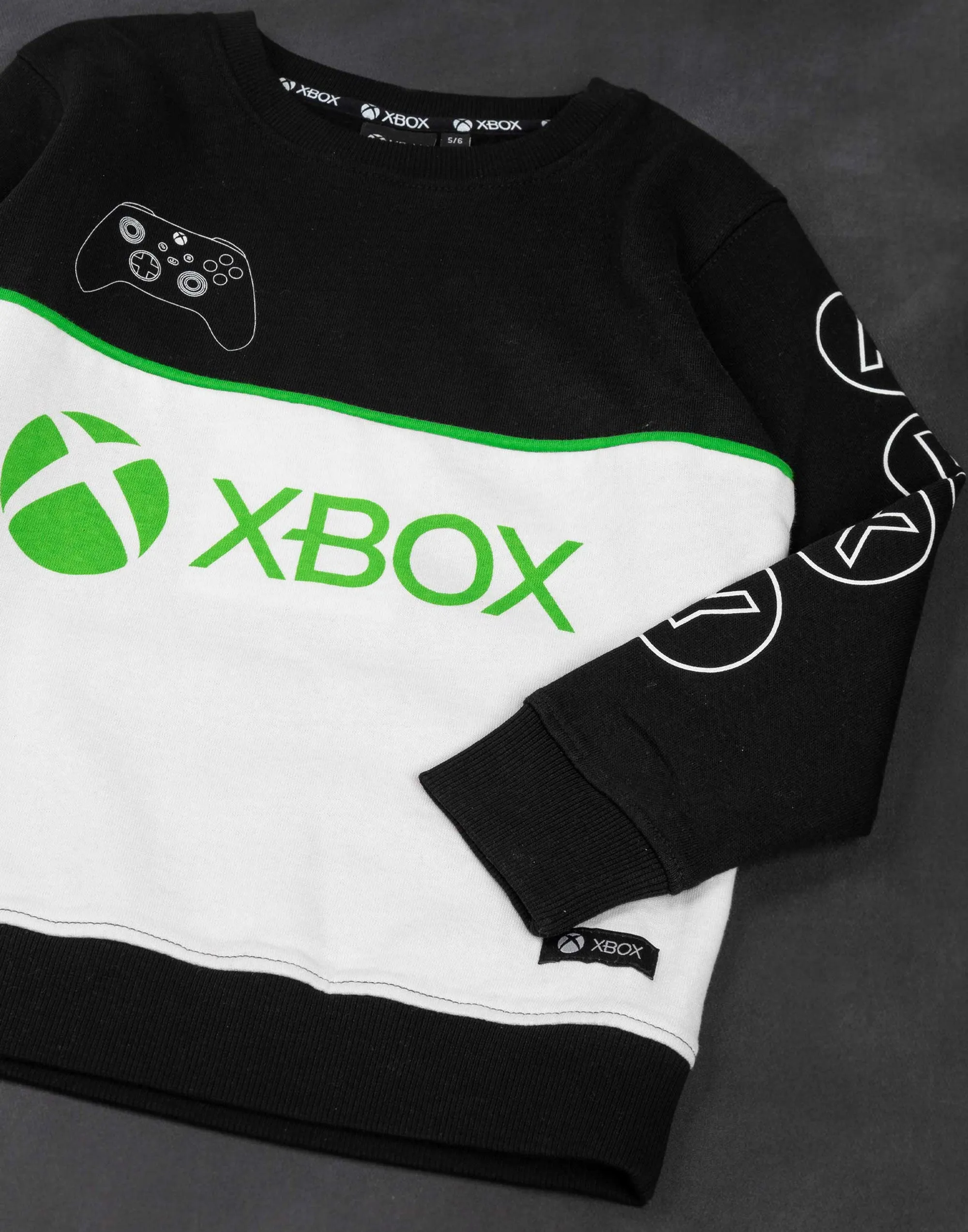 XBOX Sweatshirt For Boys Console Hoodie Merchandise - Black