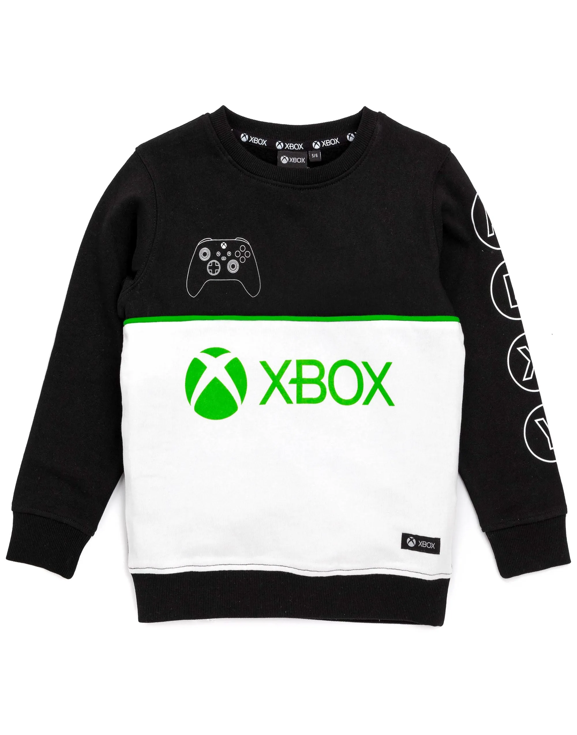 XBOX Sweatshirt For Boys Console Hoodie Merchandise - Black